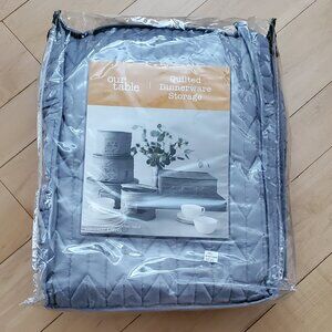 Our Table Quilted 6 Piece Dinnerware Storage